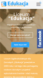Mobile Screenshot of liceum.wszedukacja.pl